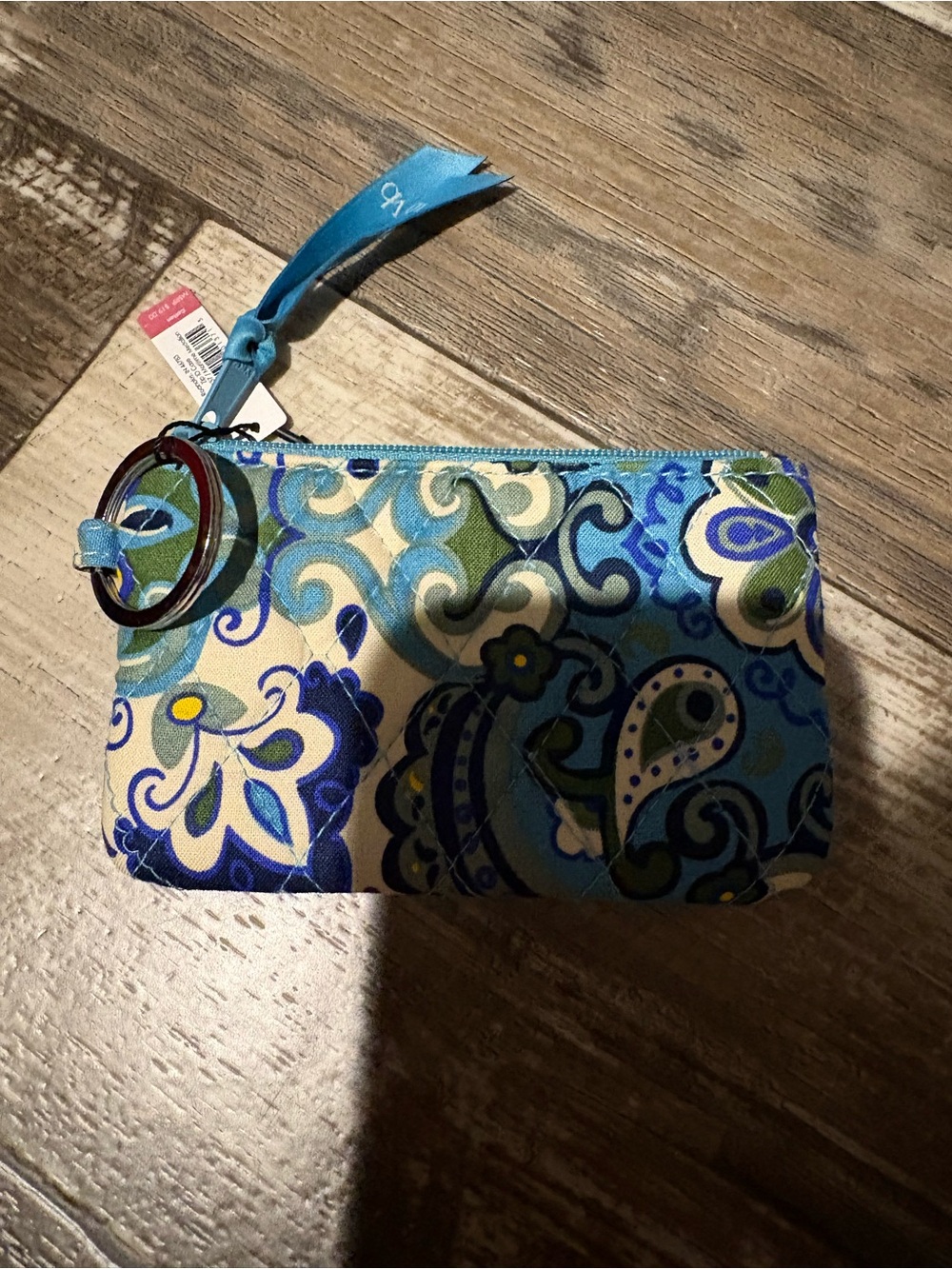 Vera Bradley Keychain ID Holder Maritime Medallion